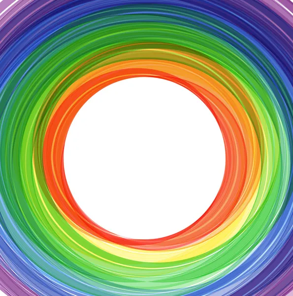 Fondo vectorial abstracto con ondas de arco iris — Vector de stock