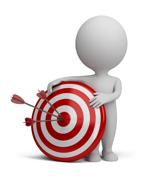3d small - target — Stock Photo, Image