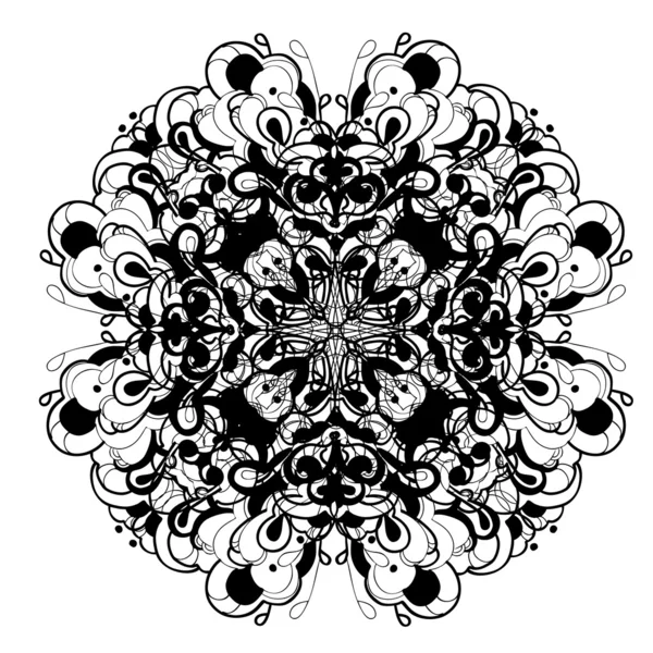 Абстрактний графічний дизайн в чорно-білому — стоковий вектор