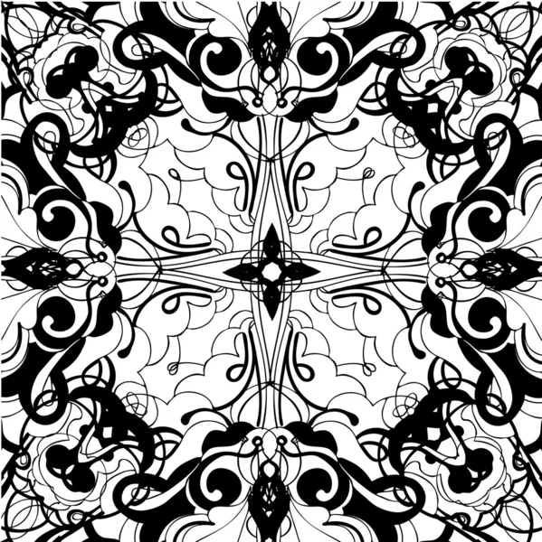 Абстрактный графический дизайн в черно-белом — стоковый вектор