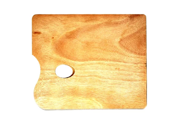 Immagine di tavolozza di legno per vernici — Foto Stock