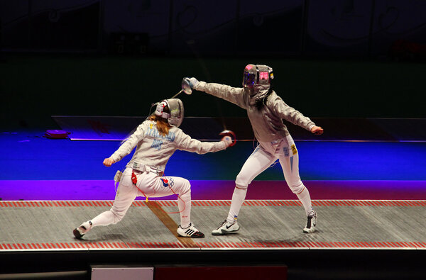 Russia-Ukraine final match at 2012 World Fencing Championships