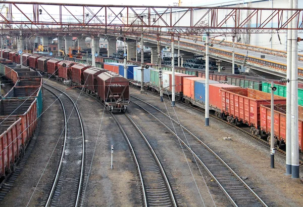 Paisagem industrial do porto da cidade de Odessa — Fotografia de Stock