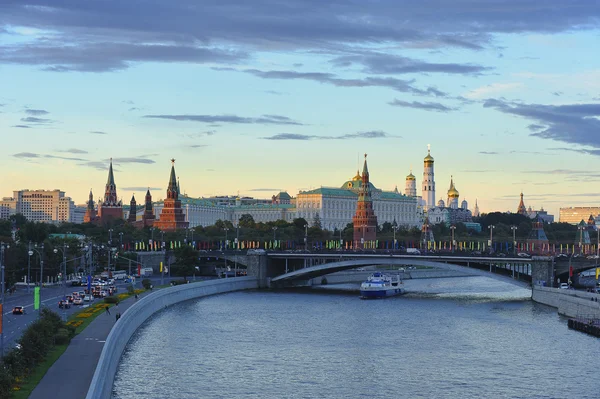 Noche en Moscú Imágenes de stock libres de derechos