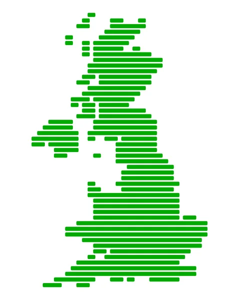 El mapa de Gran Bretaña — Archivo Imágenes Vectoriales