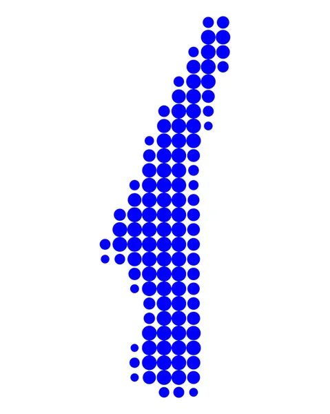 Mapa jezera Starnberg — Stockový vektor