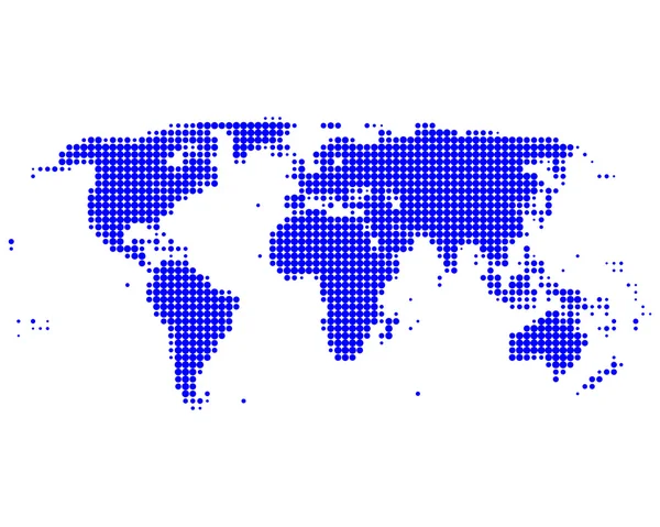 Carte du monde — Image vectorielle