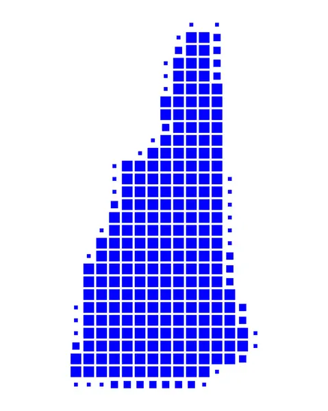 stock vector Map of New Hampshire