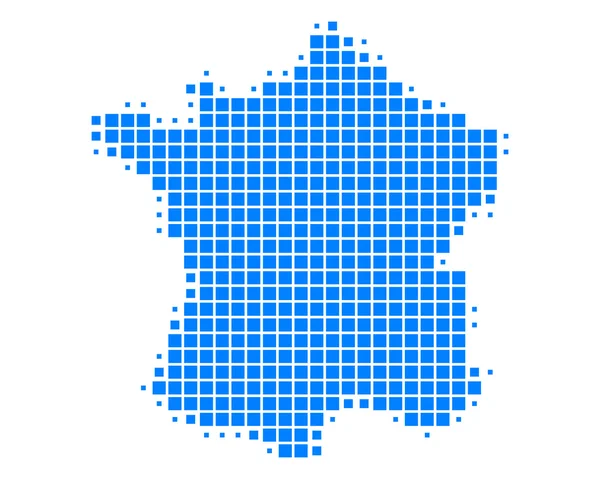 Carte de la France — Image vectorielle