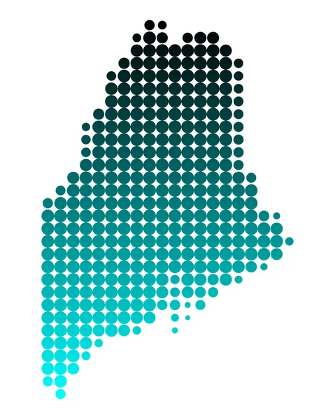 La carte de Maine — Image vectorielle