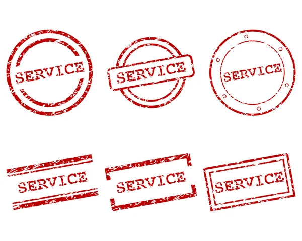 Timbres de service — Image vectorielle