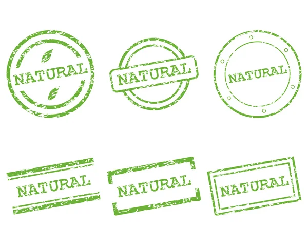 자연 우표 — 스톡 벡터