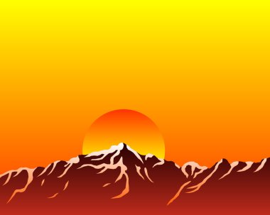 dağların güneş