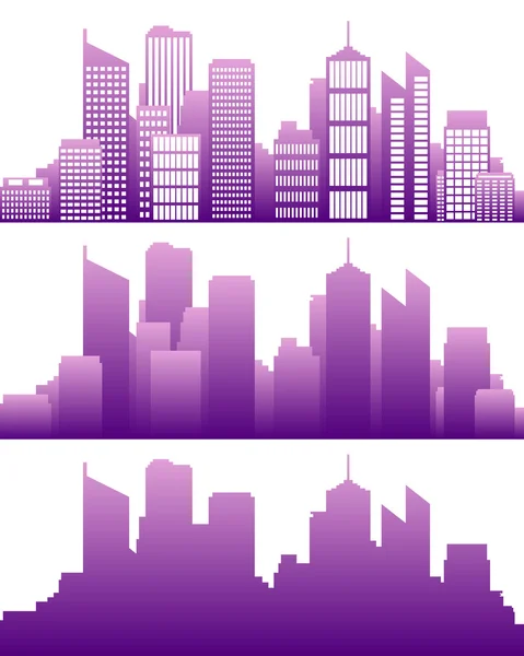Skyline de ville — Image vectorielle