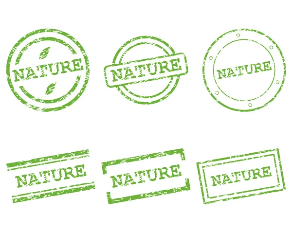 Природные марки — стоковый вектор