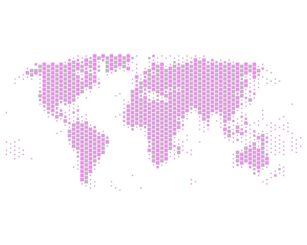 Carte du monde — Image vectorielle