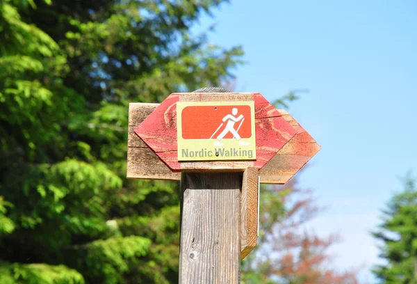 stock image Nordic walking sign