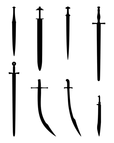 Varias espadas — Archivo Imágenes Vectoriales