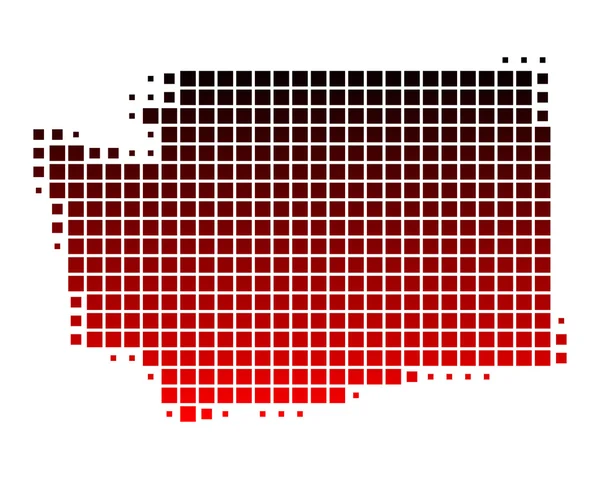 stock vector Map of Washington