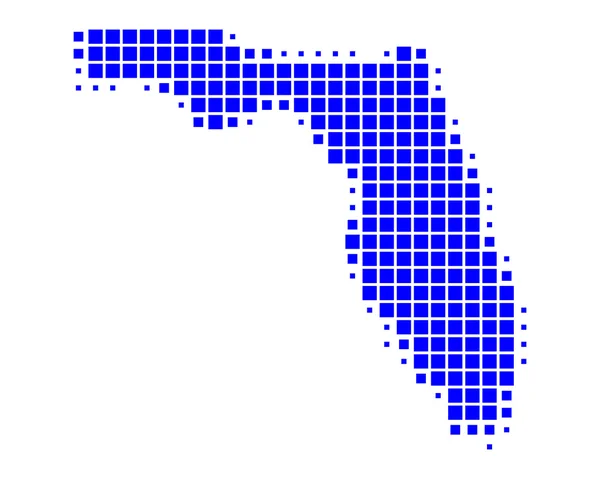 Χάρτης της Φλόριντα — Διανυσματικό Αρχείο