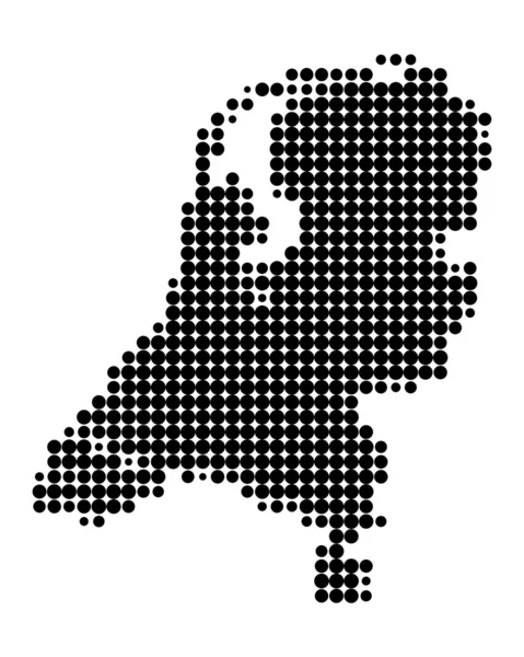 Мапа Нідерландів — стоковий вектор