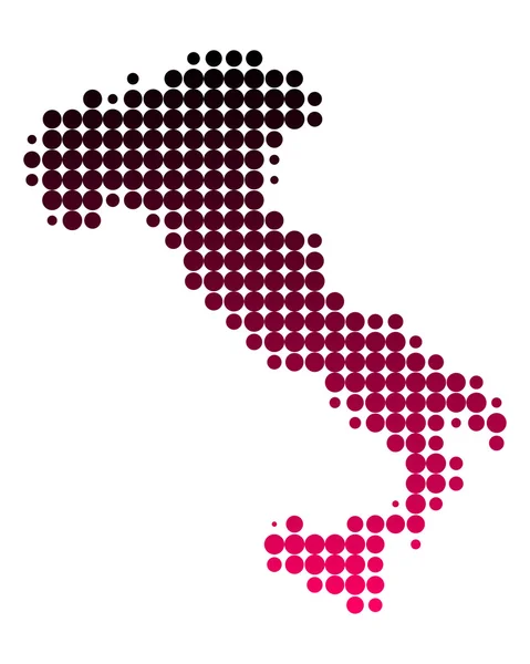 イタリア地図 — ストックベクタ