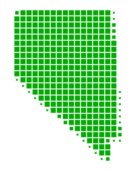Карта Невада — стоковий вектор