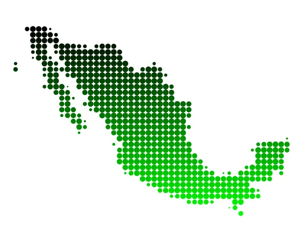 Χάρτης του Μεξικού — Διανυσματικό Αρχείο