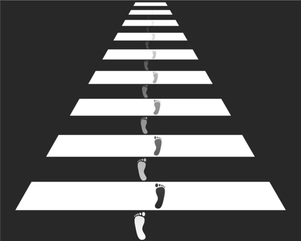 Chemin de croix — Image vectorielle