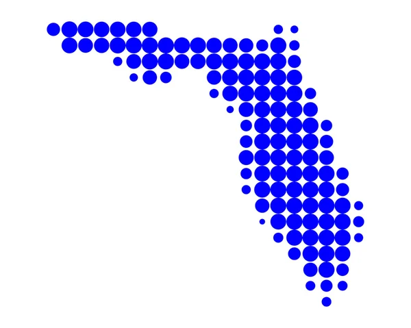 Карта Флориды — стоковый вектор
