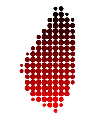 saint lucia Haritası