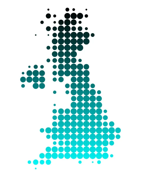英国的地图 — 图库矢量图片