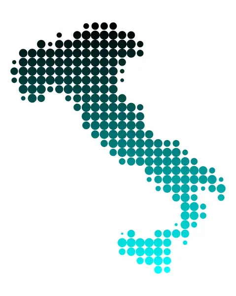Kart over Italia – stockvektor