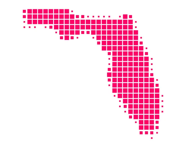 Карта Флориды — стоковый вектор