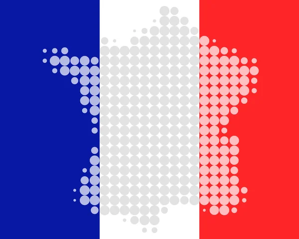 Карта Франции — стоковый вектор