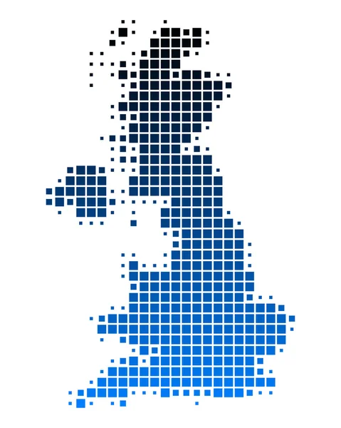 英国的地图 — 图库矢量图片