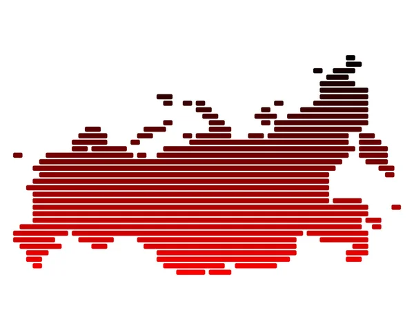 ロシア地図 — ストックベクタ