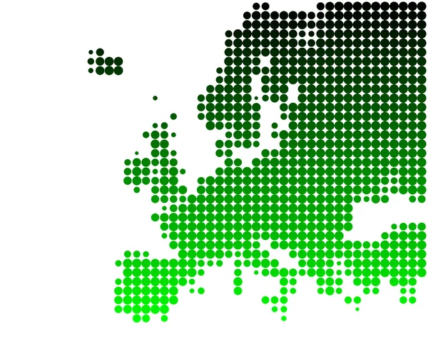 Mapa de Europa — Vector de stock