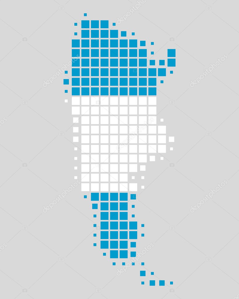 Mapa Y Bandera De Argentina 2024   Depositphotos 9268272 Stock Illustration Map And Flag Of Argentina 