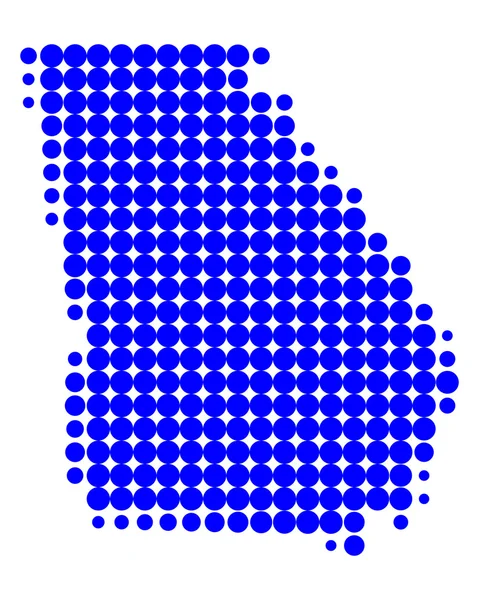 La carte de Géorgie — Image vectorielle