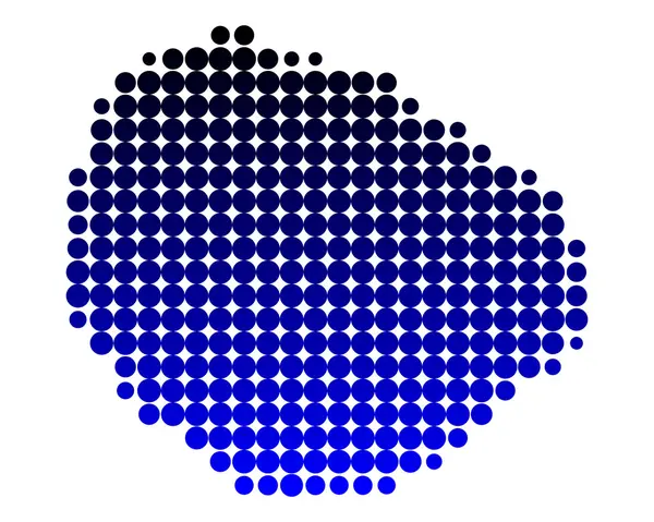 Carte de la gomera — Image vectorielle