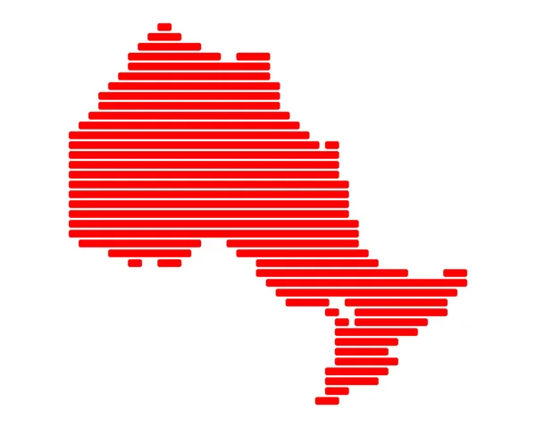 Mapa Ontario — Wektor stockowy