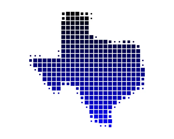 テキサスの地図 — ストックベクタ