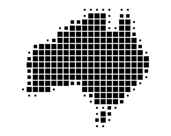 stock vector Map of Australia