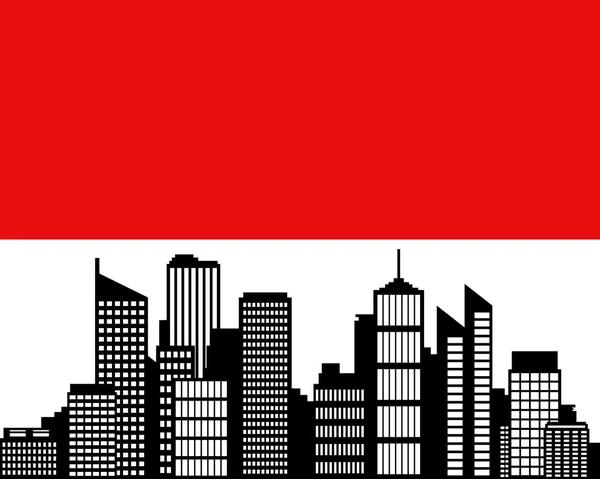 Ville et drapeau de Hesse — Image vectorielle
