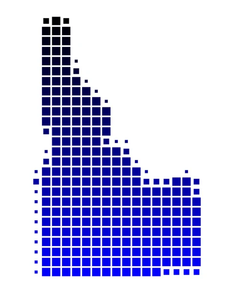 stock vector Map of Idaho