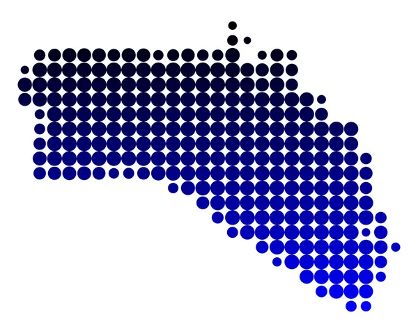 Térkép-Menorca네덜란드와 축구 볼의 국기 — Stock Vector