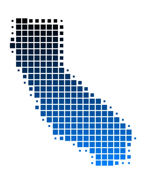 Stock vector Map of California