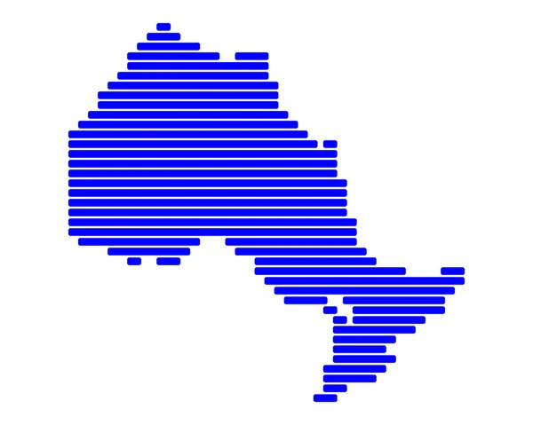 Karte von Ontario — Stockvektor