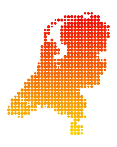 Map of the Netherlands — Stock Vector